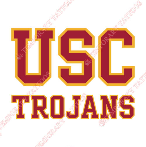 Southern California Trojans Customize Temporary Tattoos Stickers NO.6262